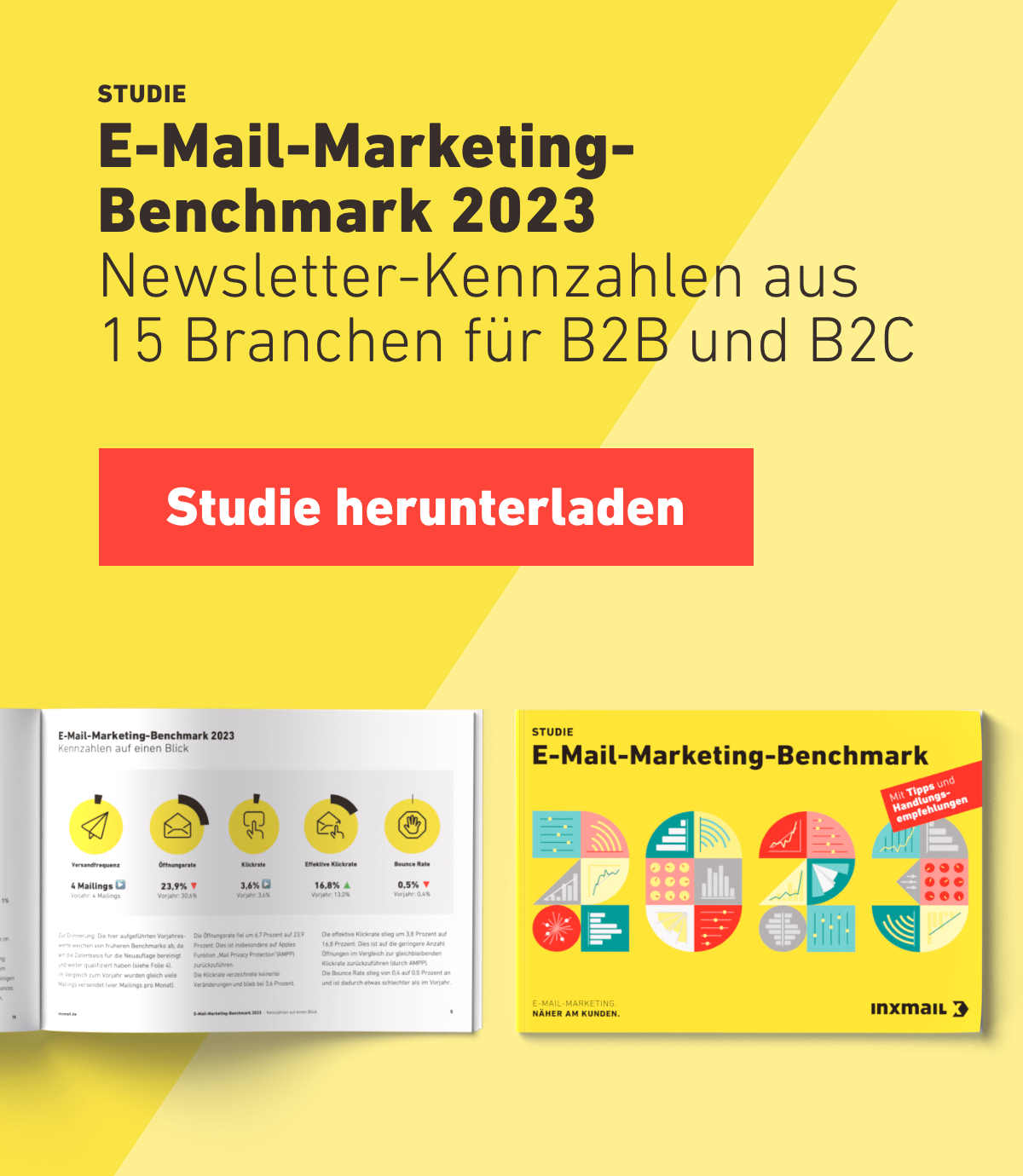 Jetzt E-Mail-Marketing-Benchmark 2023 herunterladen