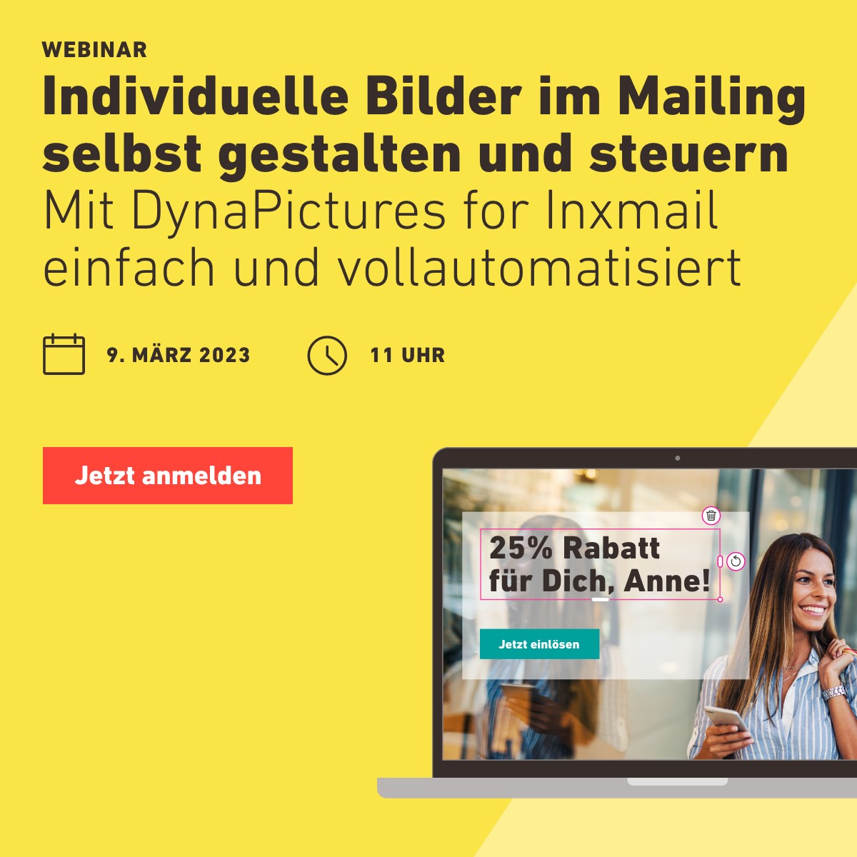 Webinar DynaPictures - Individuelle Bilder im Mailing selbst gestalten und steuern