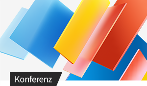 Banner der OOP Konferenz für Softwarearchitektur von Heise mit bunten geometrischen Formen.