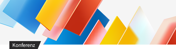 Banner der OOP Konferenz für Softwarearchitektur von Heise mit bunten geometrischen Formen.