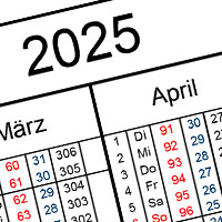 Detailansicht des Beitragskalenders 2025. Foto: ÖGK.