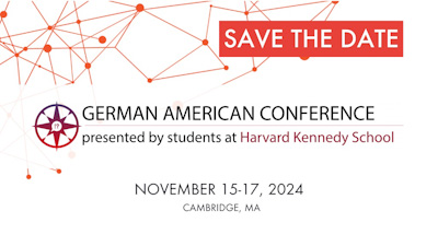 Event Poster "German American Conference at Harvard"