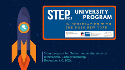 Event poster "STEP USA University Program"