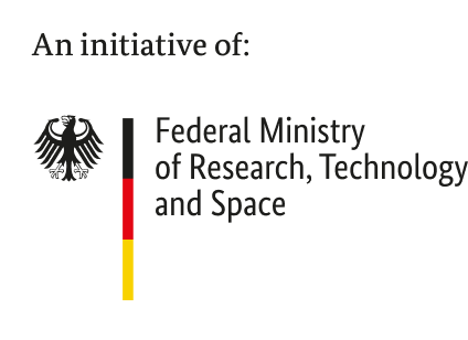 Logo of Research in Germany, leads to the home page