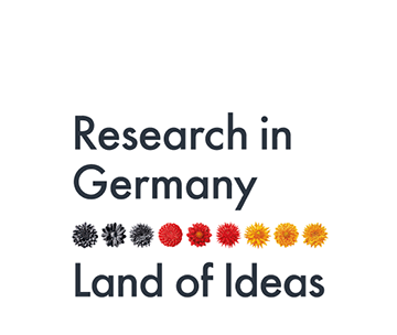 Logo of Research in Germany, leads to the home page