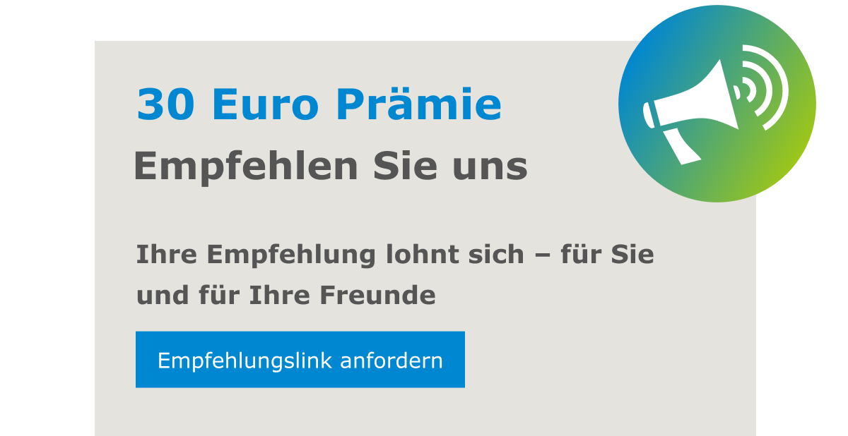 30 Euro Empfehlungspraemie