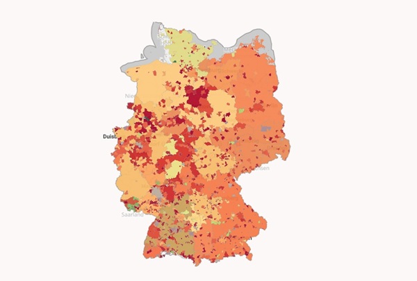 Interaktive Deutschlandkarte