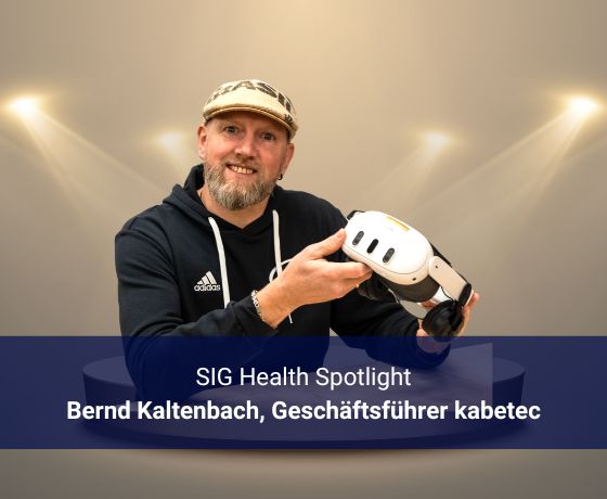 AR und VR in der Gesundheitsbranche – SIG Health Spotlight mit Bernd Kaltenbach