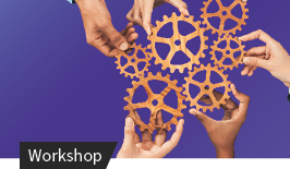 Abstrakte Darstellung eines Teams, das durch vernetzte, goldfarbene Strukturen miteinander verbunden ist.