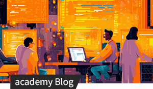 Team arbeitet gemeinsam an Computern in einer modernen digitalen Arbeitsumgebung