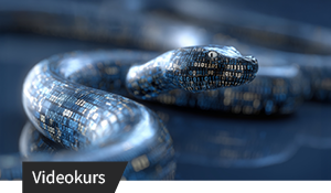 Digitale Python-Schlange