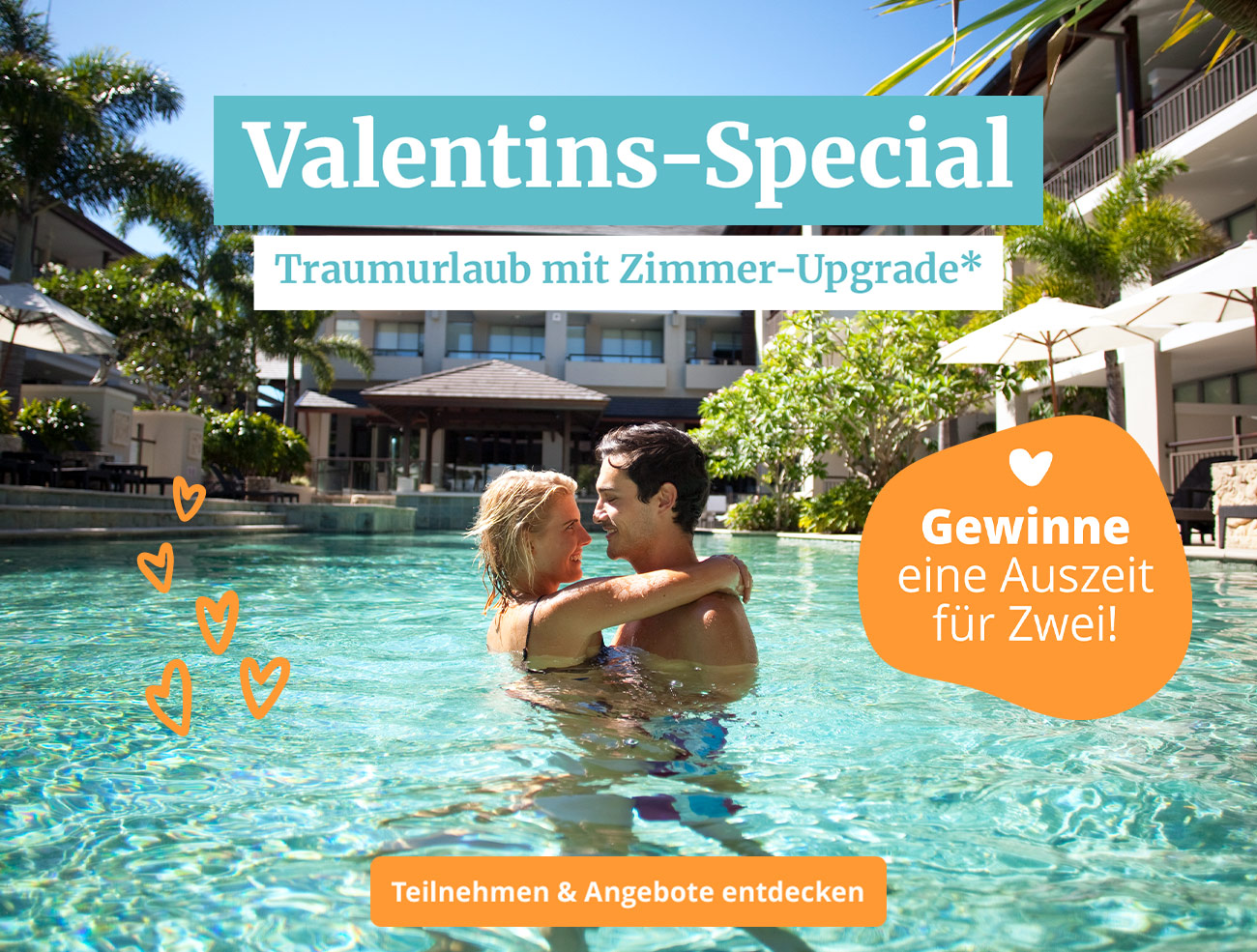 Valentins-Special mit FTI buchen