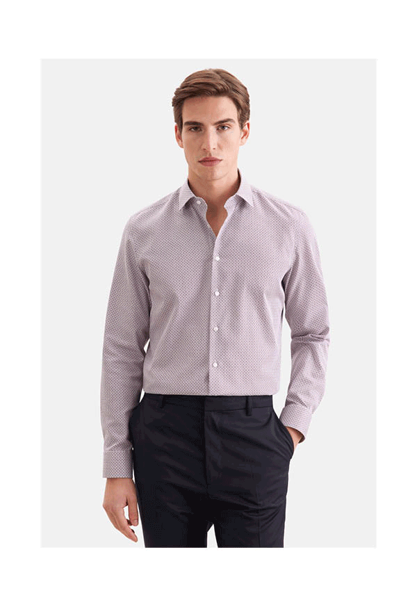 X-Slim Business Hemd Druck