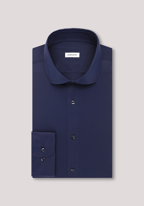 Comfort Performance-Hemd Uni