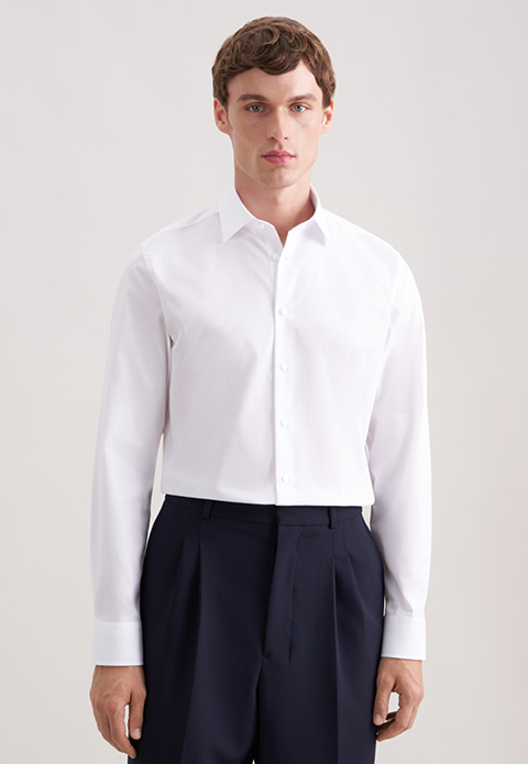 Slim Business Hemd Uni