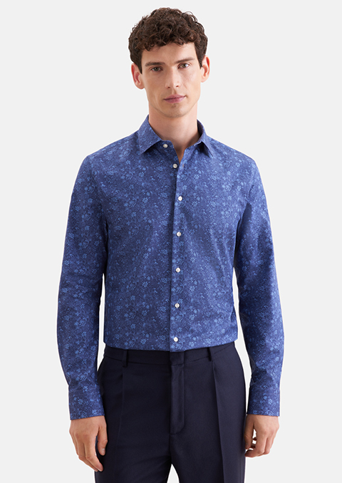 Slim Business Hemd Druck