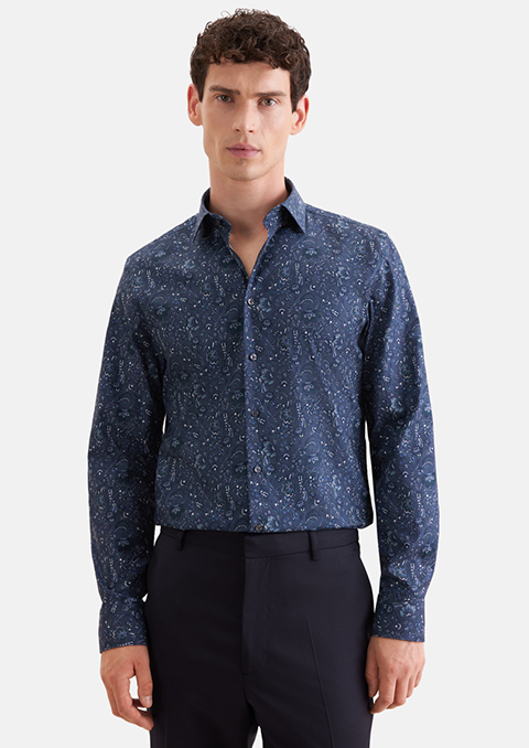 Slim Business Hemd Druck