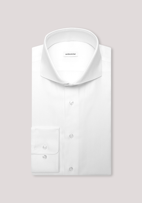 Slim Business Hemd Fischgrat