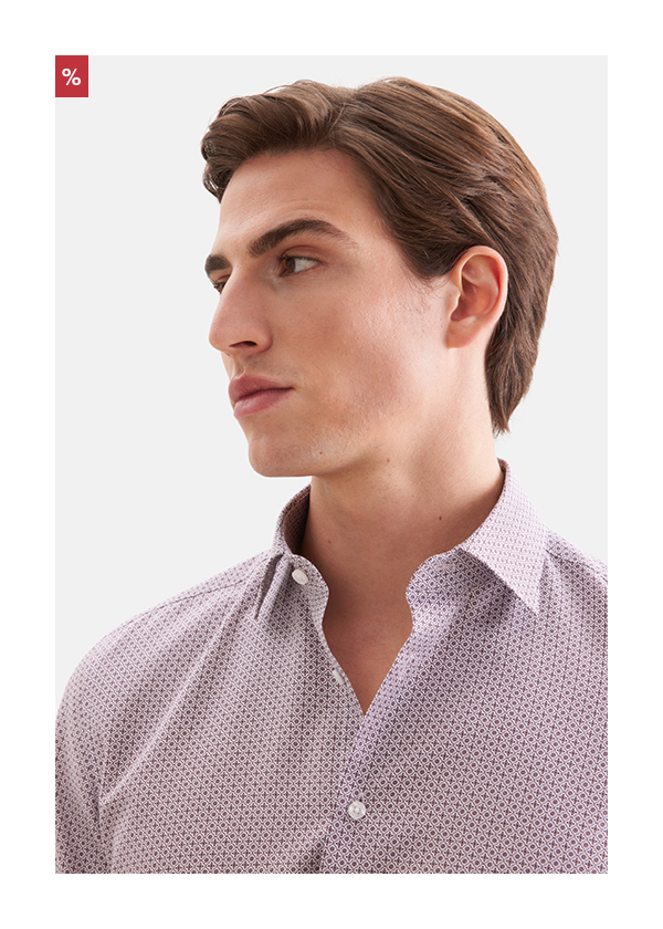 X-Slim Business Hemd Druck