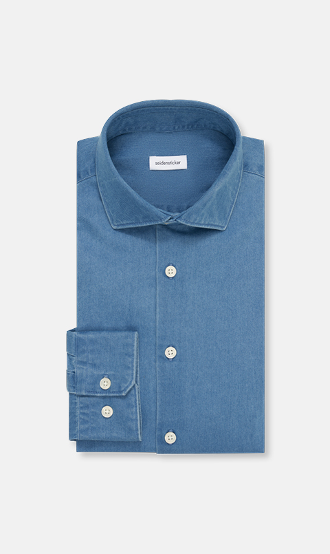 Shaped Denimhemd Denim