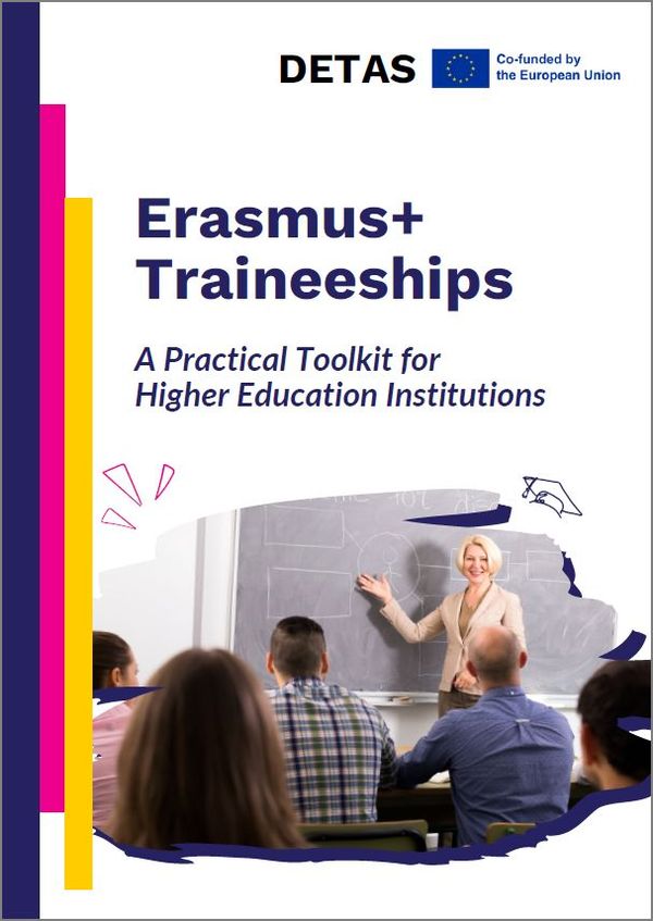 Cover des PDF-Dokumentes "Erasmus+ Traineeships – A practical Toolkit for Higher Education Institutions".