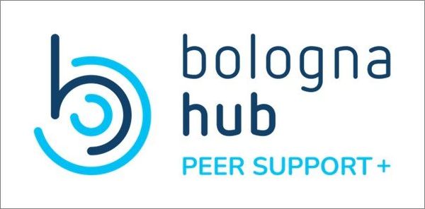 Logo von Bologna hub Peer Support+
