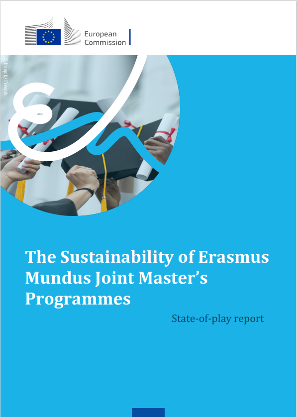 Cover des Berichtes "The Sustainability of Erasmus Mundus Joint Master’s Programmes – State of Play Report".